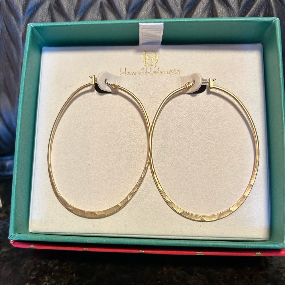 NWOT House of Harlow Hoop Earrings